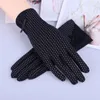 Ling Non-slip Breathable Ladies Gloves Classic Fashion Summer Thin Anti-ultraviolet Sunscreen Gloves1