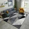 Alfombra con estampado geométrico para sala de estar, dormitorio lavable, alfombras de área grande, alfombra de salón con estampado moderno para el hogar 220301