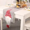 Christmas Table Runner Scandinavian Santa Gnome Decorative Table Linens Table Flag for Xmas Decoration Family Dinner Holiday Party1675530