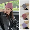 Beanie/Skull Caps Women Winter Fuzzy Plush Warm Knitted Beanie Hat Solid Color Cuffed Skull Cap1