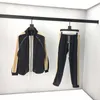 Nowy wysokiej jakości moda 100% bawełniana podskarz odblaskowy kombinezon sportu mężczyzn i kobiety Pionowy kołnierz Pionowy kołnierz Slim Casual Loose Sweter G5F2