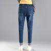 Women's Jeans 2022 Special Design Elastic Boyfriend For Women Woman Plus Size Loose High Waist Stretch Denim Haren Pants Femme