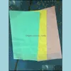 Gift Wrap Event Party Supplies Festive Home Garden 50st Light Green Poly Envelope Bag Self-Seal Adhesive Courier Storage Bags Plastic Mai
