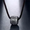 S925 Silver Transfer Bead Pendant Six Words Truth Necklace Jewelry Couple Men Give Women Gifts