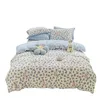 Bedding Sets Winter Thickened Milk Fiber Bed Four-Piece Set Double-Sided Coral Fleece Duvet Cover Teddy Plush Sheet Three-Piece