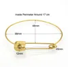 Vintage Bangle Stainless Steel Metal Plain Nautical Pin Wire Bangle Thin Gold Color Bracelet For Birthday Gift GC690