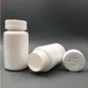 50pcs 150ml 150g Medical Grade HDPE White Empty Pill Bottle Capsules Container with CRC Capsgood qualtity