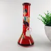 Luminous Beaker Bong Hookahs Glass Water Bongs Colorful Pipes Heady Mini Pipe Dab Rigs Small Bubbler Beaker recycle oil rig