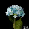Single branch simulation Decorative flowers Hydrangea silk cloth plant wedding false flower wholesale decoration