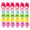 36 stks Mini Pasen Chicks Simulatie Leuke Kleurrijke Pasen Chicks Baby Kuikens Voor Pasen Party Egg Bonnet Decoratie