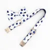 Collier de chien floral Noeud papillon avec boucle en métal Grand et petit collier de chien Accessoires pour animaux de compagnie T200517