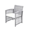 US STOCK GO 4 Pieces Outdoor Furniture Rattan Chair & Table Patio Set Outdoor Sofa for Garden Backyard Porch and Poolside a14 a11 a16
