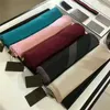 Designer Scarf Luxury Scarf Womens Cotton Scarves Storlek 140-140 cm Stor sjal