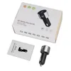 DHL Topkwaliteit Draadloze Auto Bluetooth FM-zender Radio AdapterCar USB Charge Kit Black Mp3-speler LED Digital Display Nieuw aankomen