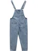 Summer Rompers Kobiety dżinsy kombinezon duży rozmiar luźne swobodne dżinsowe rompers Jumpsuits szerokie legalne dżinsowe kombinezony T200509