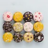 Blikken kaars pot lege tin kan doughnut metalen handgemaakte aroma kaars maken accessoires minikoos met deksel kleine home decor hha2293