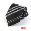 Men Classic Silk Tie Stripe Plaid Mens Business Designer Neckwear Skinny Grooms Necktie for Wedding Party Suit Shirt Ties8628196