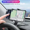 Car Multifunctional Mobile Phone Bracket 360 Degree Sun Visor Mirror Dashboard Mount GPS Stand Phone Holder Parking Card