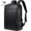Backpack Slim Laptop Men 15.6 Inch Office Work Business Bag Unisex Black Ultralight Thin Back Pack1