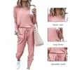 Autumn 2 Peice Set Women Pants Sets Female Casual Outfits Two Piece Set Korean Sports Suit Solid Color Fashion Tracksuit LJ201125