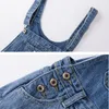 Слинг короткий джинсовый комбинезон для женщин летние джинсы повседневные шорты Playsuits Slim Hadies Jumpsuit Rompsers Женская одежда 2020 новый T200704