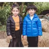 Herfst Winter Hapleed Children Down Jackets For Girls Candy Color Warm Kids Down Coats For Boys 2-9 jaar bovenkleding LJ201202