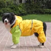 Capinho de chuva de cães corgi galeses Roupas à prova d'água Bulldog Alaskan Malamute Grandes roupas de cachorro fantasia de roupas de corte de 201015