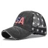 Chodźmy Brandon Haftowane kapelusze baseballowe USA wybory prezydenta Party kapelusz z amerykańską flagową czapki bawełnianej regulacji zZb1437