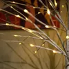 Arbre de Noël exquis LED bouleau arbre lumière lampes lumineuses créatives année lumières lampe décorative de Noël décor à la maison 201027