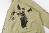 22FW Hoodie Army Green Men Women Greening Printed Bluzy Bluzy 11 Wysokiej jakości bluza polarowa Nowość