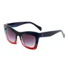 Designer Frau Sonnenbrille Marke Sonnenbrille mit Buchstaben Sommer Strand Sonnenbrille Mode Adumbral 9 Farben