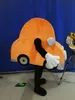 Il costume su ordinazione della mascotte del taxi per la pubblicità per i costumi della mascotte del personaggio dei cartoni animati del partito libera la personalizzazione di supporto di trasporto