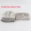 Kinderen Jongens Meisjes Warm Fleece Liner Mutse Hoed Met Sjaal Winter Gebreide Hoeden Voor Kinderen Babybont Pompom Skullies Mutsen Y201024