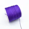 0,8 мм нейлоновый шнур резьба бусины китайский узел MACRAME SHOD браслет плетеная струна DIY ювелирных изделий кисточек бисером для шамбаллой веревки 100 м / рулон