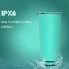 Speaker Cup Outdoor Portable Waterproof Loudspeaker Glass Milk Beer Mug Champagne Music USB Charge With Lid Tumbler LJJP723