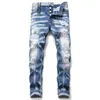 2021 Новые европейские и американские моды мужские повседневные джинсы, высококачественные стирки, чистое ручное измельчение, оптимизация качества LT2130