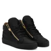 GZ Giuseppes Zanottilies Brand Male Comfortable flock Leather Metal Casual Shoes Party Dress Shoes Men Flats Lace-Up Sneakers Black Color Big Size mkjaa0001 CGX9