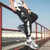 Pantalons pour hommes 2021 couleur bloc Cargo Harem Joggers piste Hip Hop décontracté Baggy pantalons de survêtement Streetwear mode Hipster pantalon XXXL1