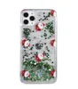 Pour iphone 11 Max Pro Xs Max Xr X 8 plus 2019 joyeux noël dessin animé cerf TPU + PC coques de téléphone souples