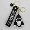 Клавичные варианты Creative Cartoon Glue Droping Gorilla Coll Key Pendate Bag Accessories подарок