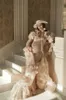 2021 Illusion Rüschen Frauen Jacken Sexy Kimono Schwangere Party Nachtwäsche Frauen Bademantel Sheer Nachthemd Roben Schal Anpassen Braut Wrap