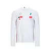 The new F1 racing suit customized team version car fans auto racing f1 racing long sleeve round neck car overalls summer quick-dry292p