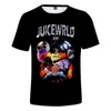 القمصان للرجال 3D T-Shirt Juice Wrld T Shirt Y2K جمالية الهيب هوب غنيمة قصيرة الأكمام رجال الشارع أزياء الصيف القوط