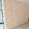 White Theme Artificial Silk Flower Wall For Baby Shown And Wedding Event Hanging Floral Decoration 40 By 60Cm Each