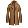 Swobodny gruby wełniany płaszcz zimowy mężczyźni dobrej jakości podwójny kolor Mannen Jassen Winter 201127