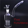 Mobius Glass beaker bong Nano Con cupola Matrix birdcage Perc 8 pollici gorgogliatore Tubi d'acqua Recycler Dab Rigs con tubi per bruciatori a nafta di grandi dimensioni