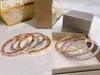 Fashion Lady Women Brass 18K Gold Plated Full Diamond and Smooth Spaced Diamond Snake Shape Narrow Bracelets Bangle3348