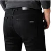 Jeans classici da uomo Jean Homme Pantalones Hombre Mannen Soft Black Biker Masculino Denim Salopette s Pantaloni 220302