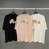 2021 Hohe Qualität T-shirt Baumwolle Kurzärmelige Mode Männer und Frauen Kurze T-Shirt Paarmodelle Männer und Frauen Baumwolle gedruckt Kurzes T-Stück