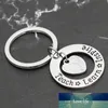 1pc Heart Shape Teacher Keychain Thank You Teach Learn Inspire Keyring Key Ring Jewelry for Teachers Day Gift